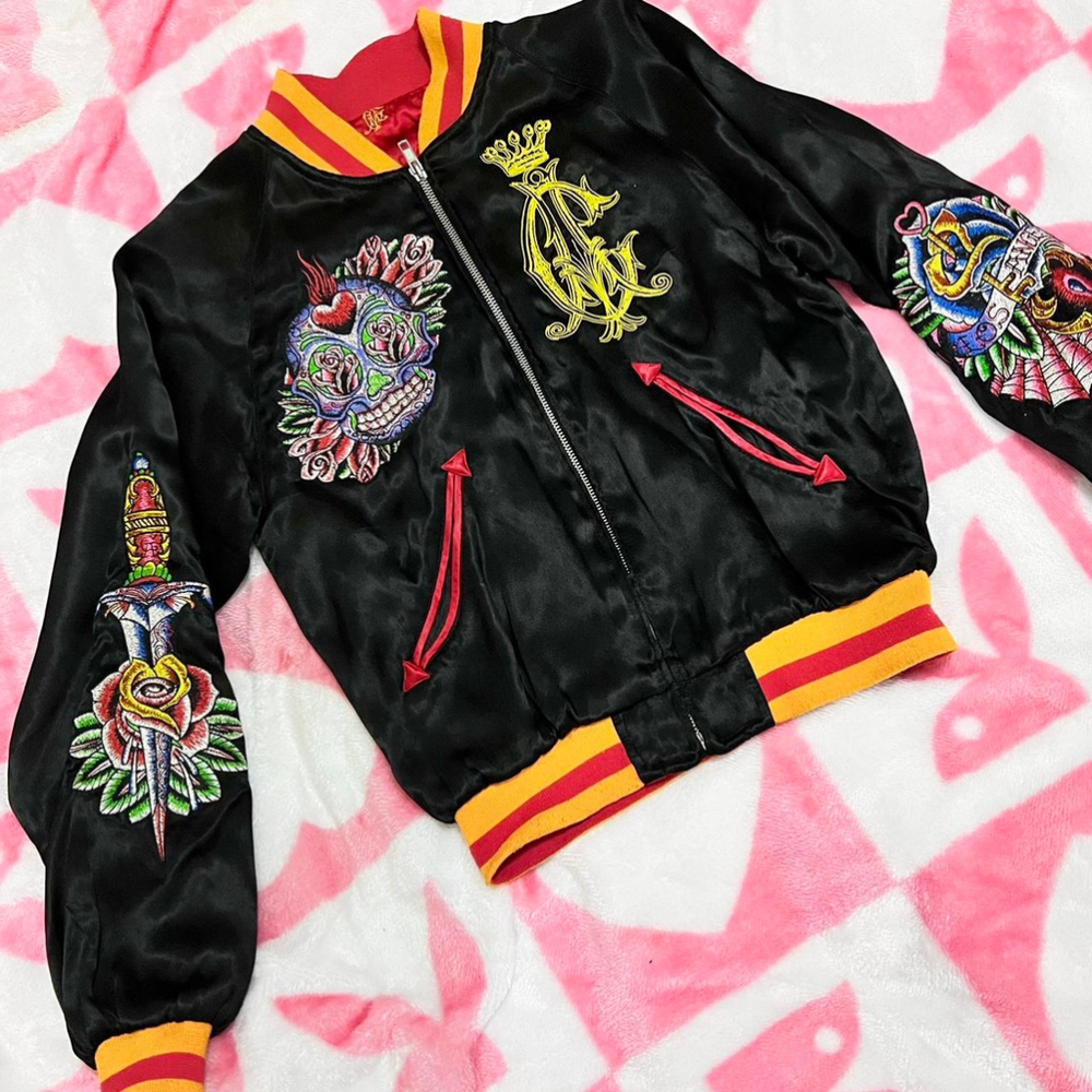 Vintage Ed Hardy Bomber Jacket